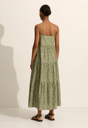 Tiered Sundress - Jasmine (Olive) - Matteau
